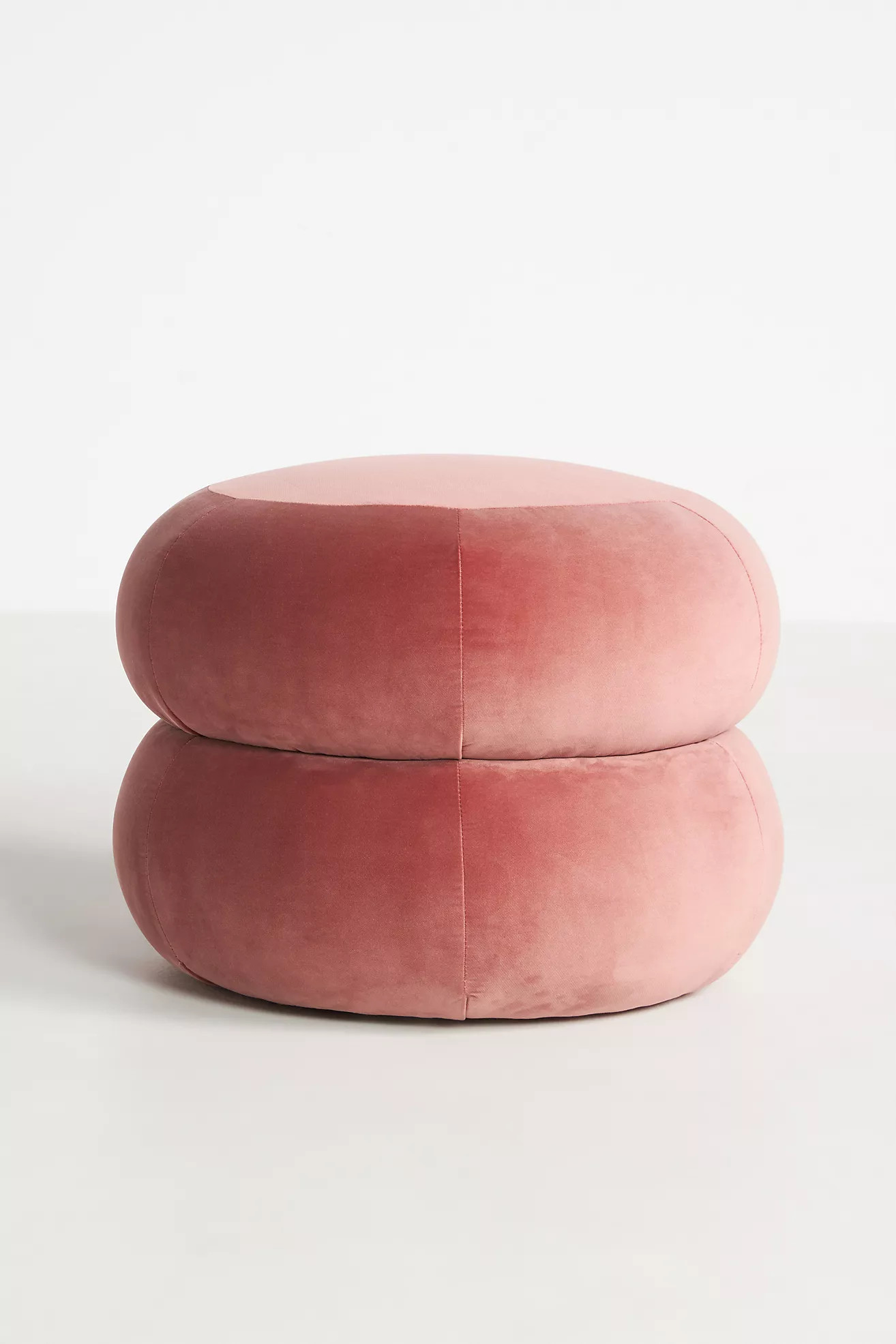 Muntz Velvet Ottoman | Anthropologie (US)