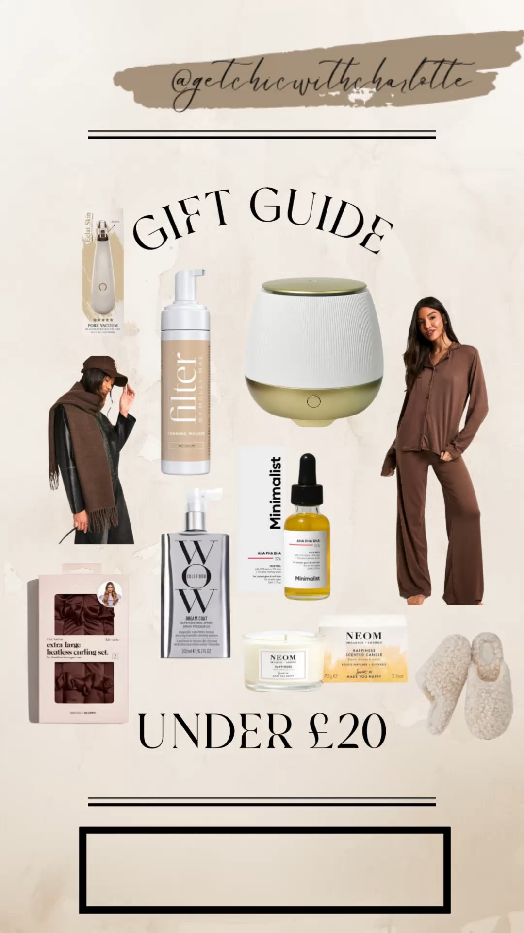 A gift guide for women under £20 this festive season 🎄
Use code charlottet for extra discount at boohoo 

#LTKgiftguide #LTKuk #LTKCyberWeek