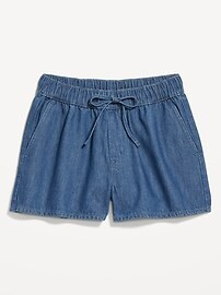 High-Waisted Baggy Jean Shorts | Old Navy (US)