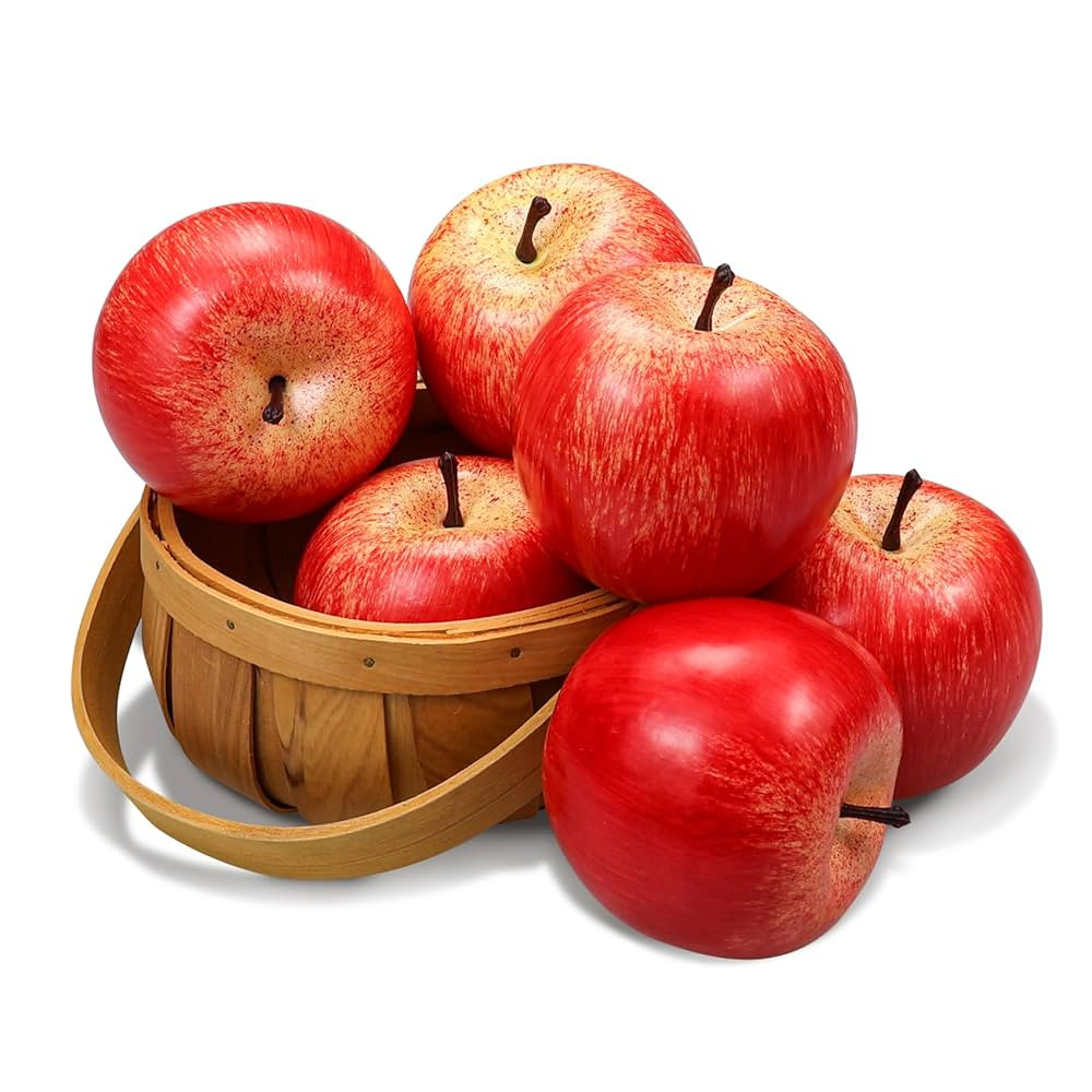 Artificial Apples Fake Frutis Apples, Simulation Apples for Home Decoration Lifelike Normal Size ... | Amazon (US)
