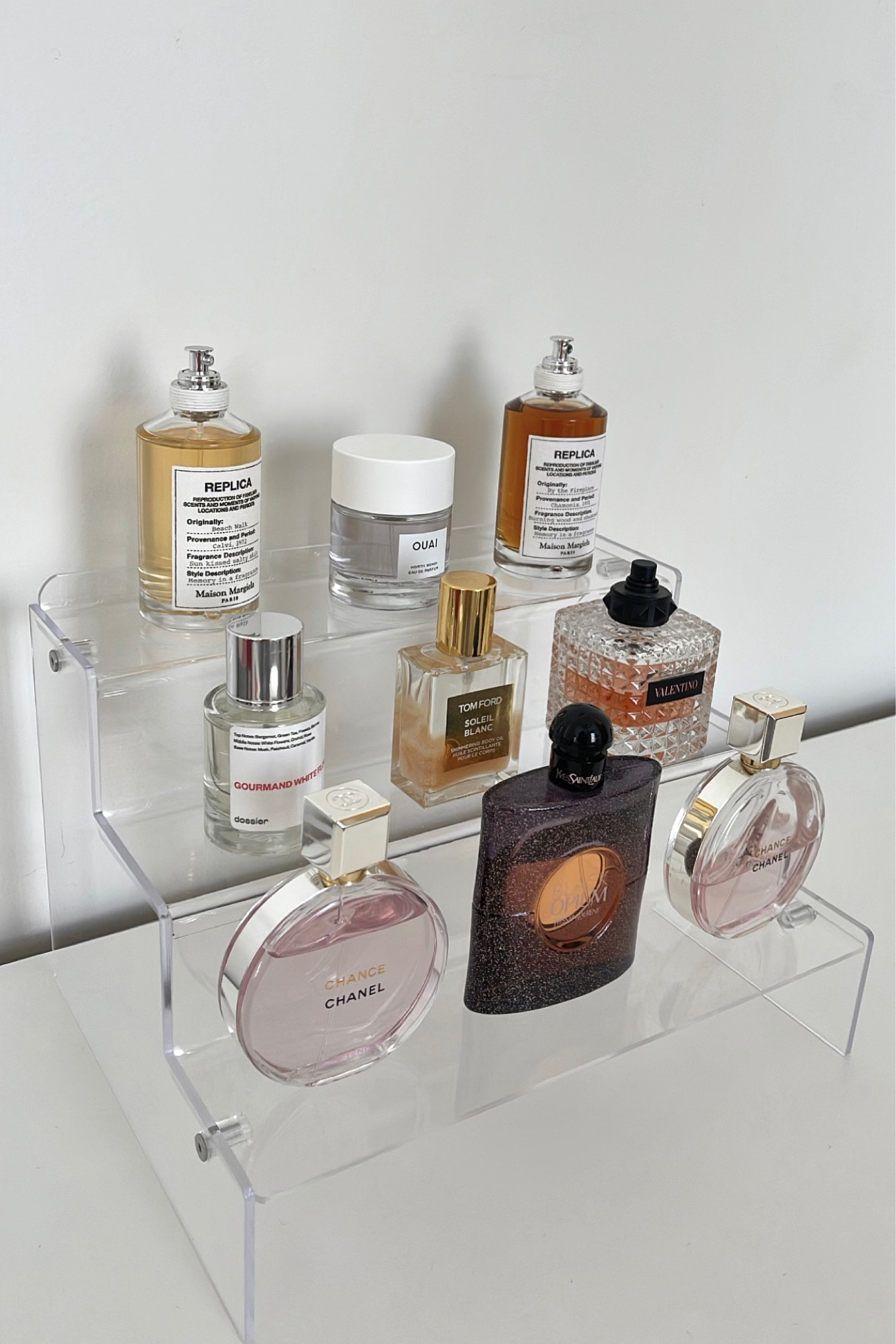 my perfume display stand organizer
(& links 2 my absolute favorite perfumes in the 🌎) 

perfume organizer, perfume display organizer, acrylic perfume organizer, perfume display ideas, luxury perfume, vanity decor, dresser decor, aesthetic 

#LTKhome #LTKbeauty #LTKFind