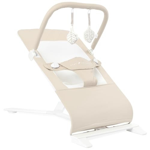 Baby Delight Alpine Deluxe Portable Bouncer, Infant, 0-6 Months, 100% GOTS Certified Cotton Fabrics, Organic Oat | Amazon (US)