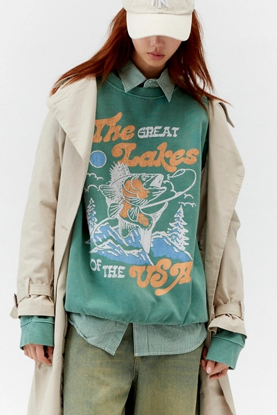 The Great Lakes Crew Neck Sweatshirt | Urban Outfitters (US and RoW)