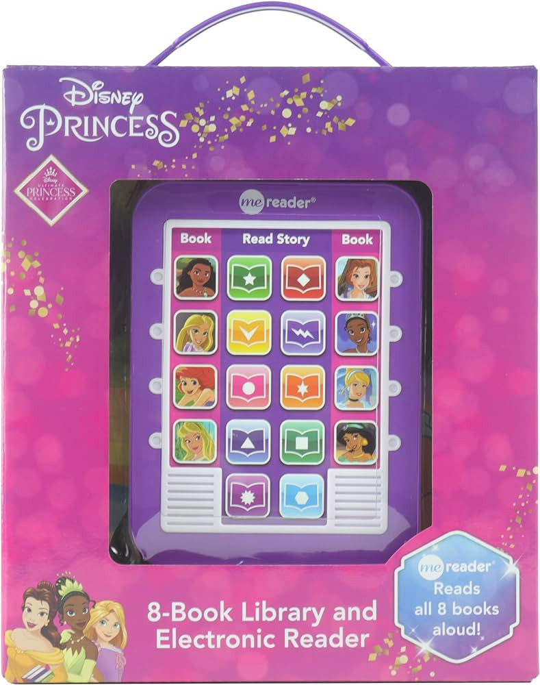 Disney Princess Moana, Cinderella, Rapunzel, and More! - Me Reader and 8-Book Library - PI Kids | Amazon (US)