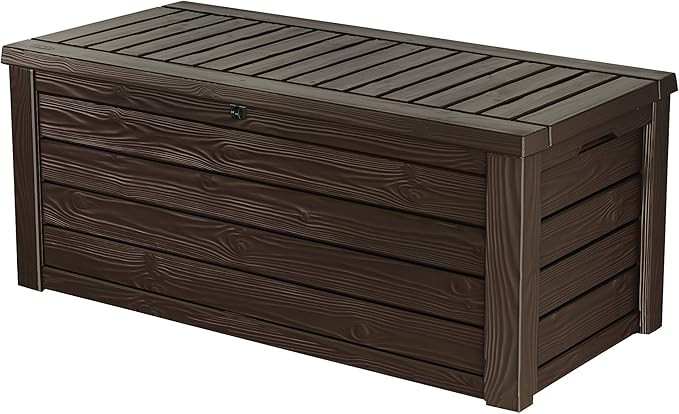 KETER Westwood 150 Gallon Resin Large Deck Box – Organization and Storage for Patio Furniture, ... | Amazon (US)