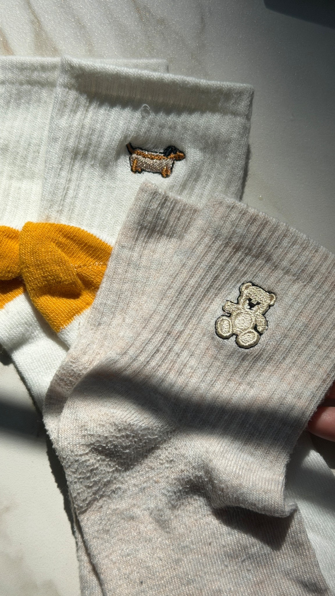 Cute $3 target teddy bear socks 

#LTKActive #LTKfitnessgoals #LTKgrwm