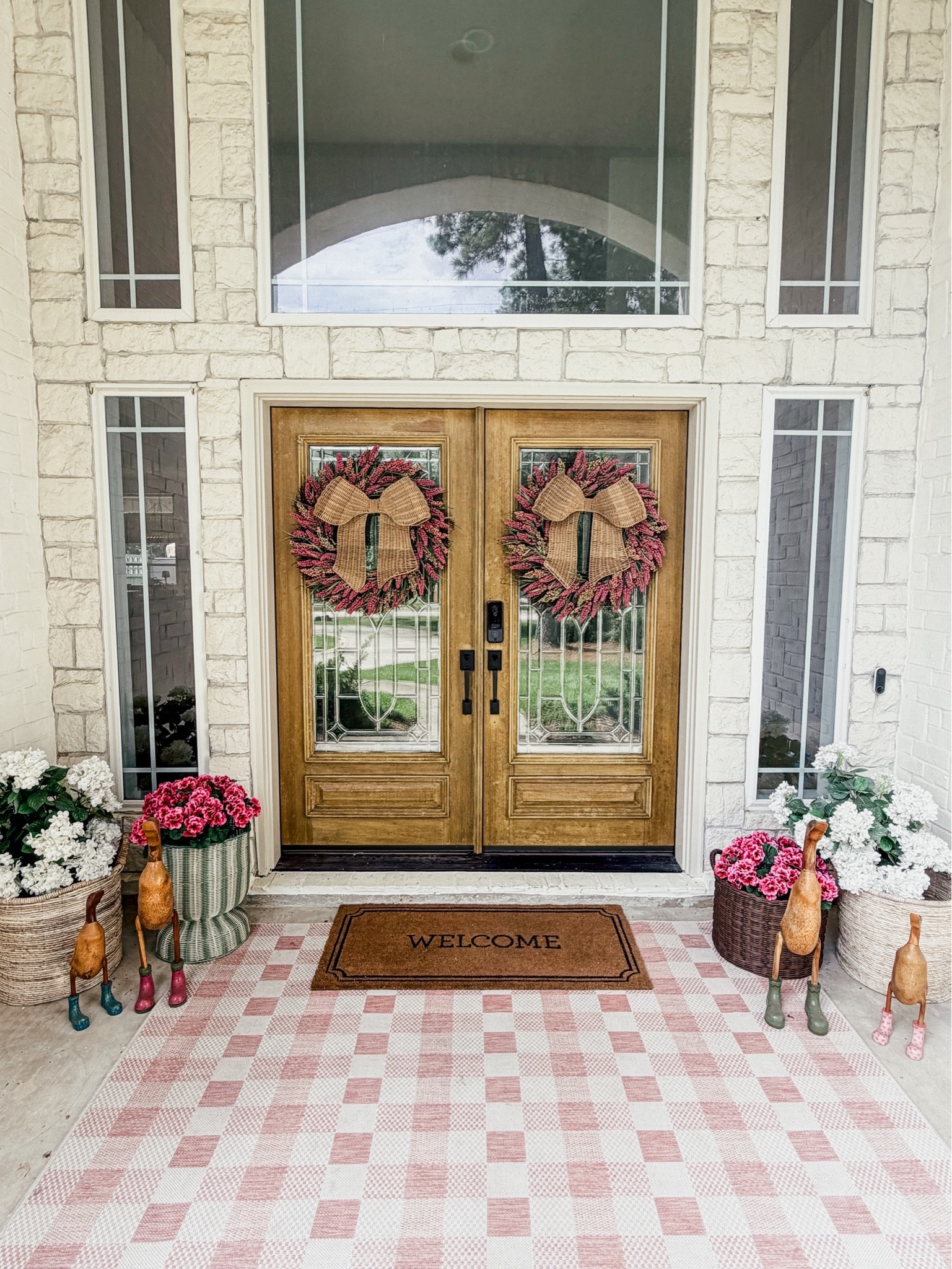 Front porch refresh! These wreaths were a good price and I felt like they could go into fall! Love them!

Front porch wreaths outdoor rug decor

#LTKHome #LTKSeasonal