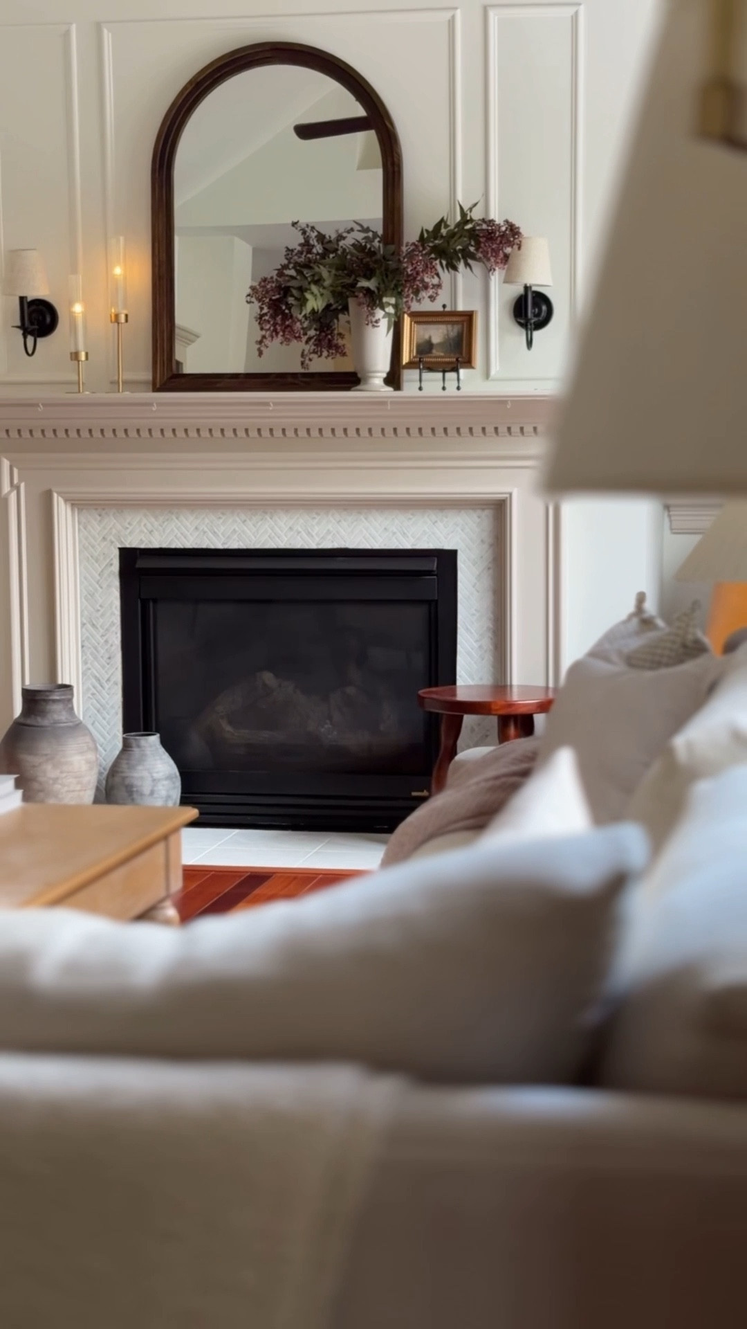 That silly man thought I wasn’t going to paint every square inch of this house….multiple times apparently too 🥴

Walls: Sherwin Williams Greek Villa
Trim: color matched to Kensington Taupe from Jean Stoffer’s cabinetry line (you can get a sample on her website)


Lift top coffee table, loloi cloudpile rug, arched mirror mantel decor amber interiors, wayfair, McGee and co. Amazon home

#LTKSaleAlert #LTKHome #LTKFindsUnder100

#LTKSaleAlert #LTKHome