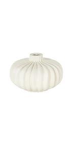 Deco 79 Magnesium Oxide Decorative Vase Short Wide Centerpiece Vase, Flower for Home Decoration 1... | Amazon (US)