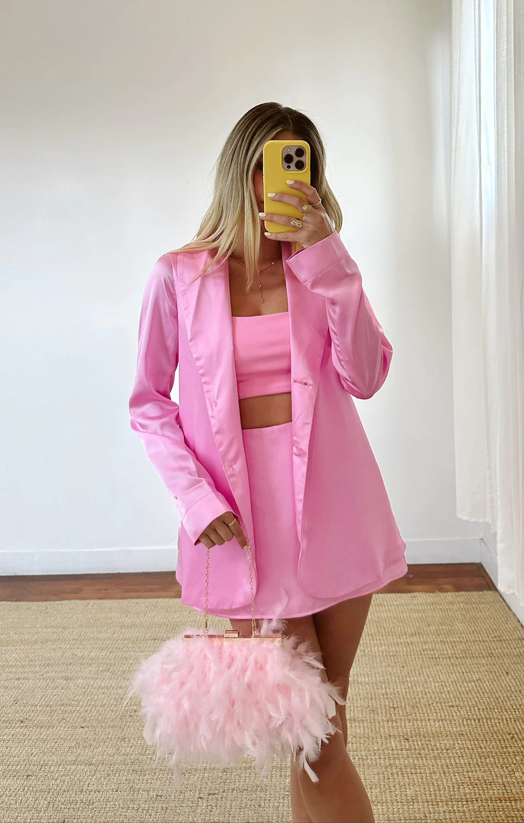 Fae Faux Feather Purse | Show Me Your Mumu