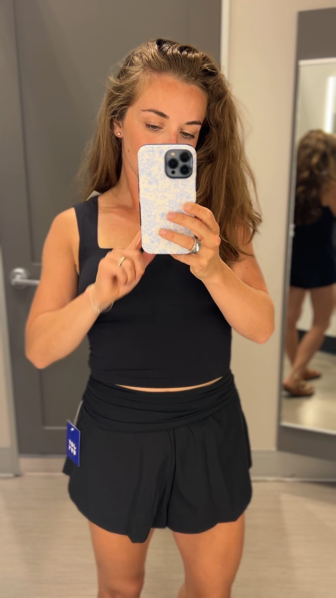 The fold over waist band shorts and square neck neck are absolute staples 

#LTKActive #LTKSeasonal #LTKFindsUnder50