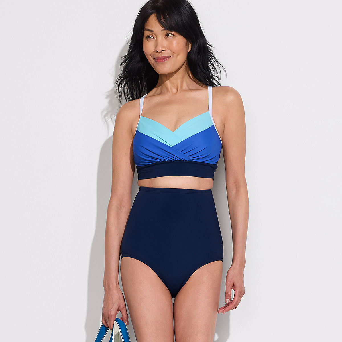 Women's SlenderSuit Ultra High Waisted Bikini Bottoms | Lands' End (US)