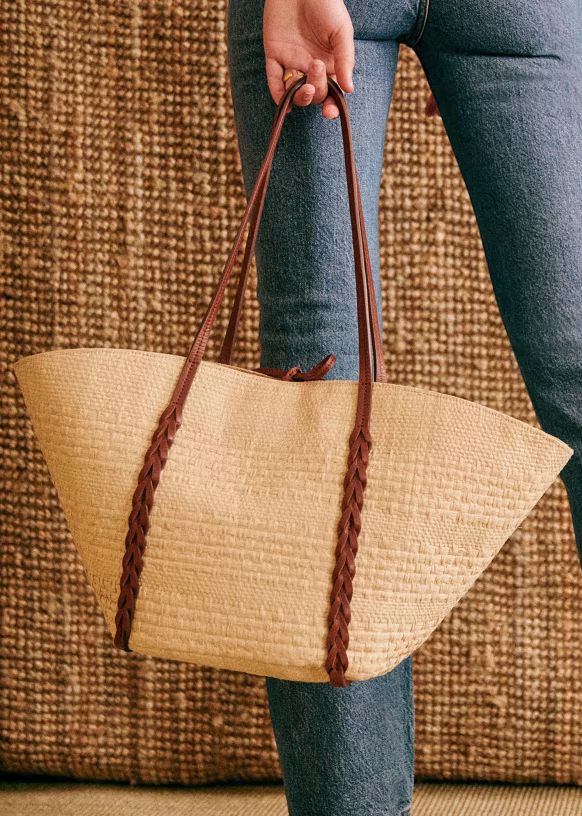 Félicie Basket - Natural - Raffia - Sézane | Sezane Paris