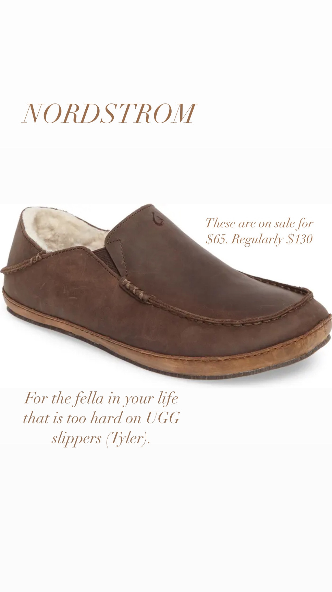 Tyler is way too hard on UGG slippers so these are a just as comfortable alternative! Also, great for wider feet. 

#LTKHoliday #LTKGiftGuide #LTKsalealert