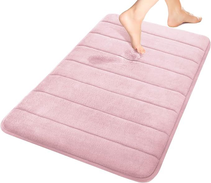 Yimobra Memory Foam Bath Mat Large Size, 31.5 x 19.8 Inches,Soft and Comfortable, Super Water Abs... | Amazon (US)