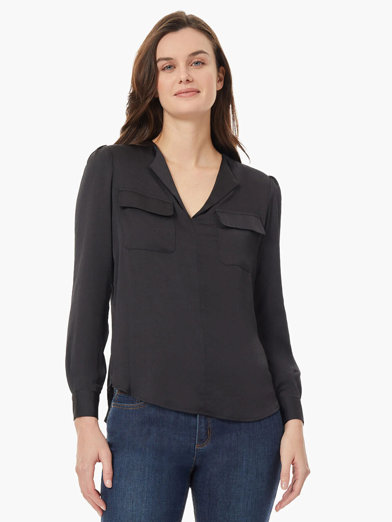 Simplified Utility Blouse | Jones New York