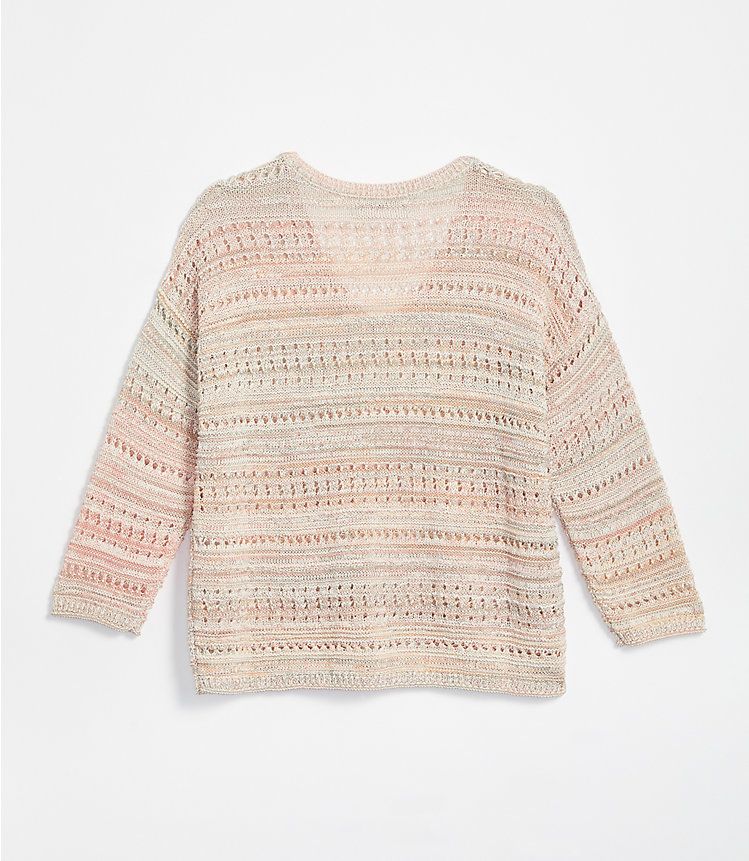 Stitchy V-Neck Sweater | LOFT