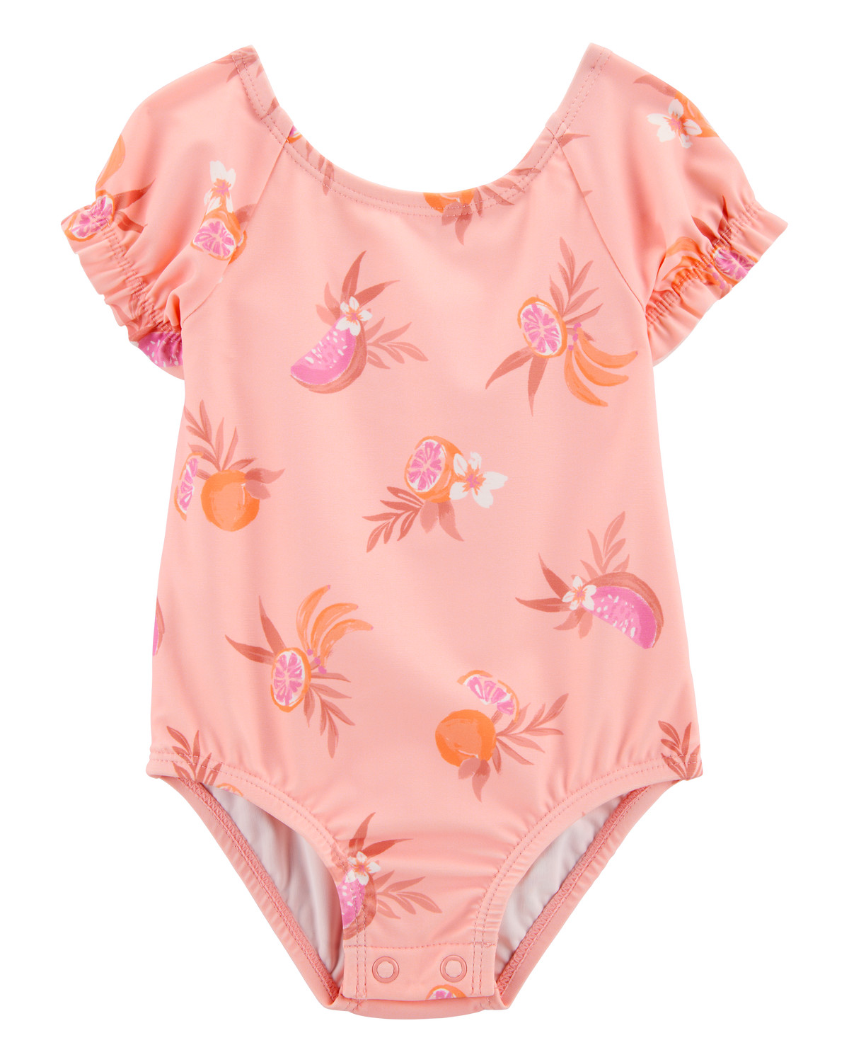 Baby 1-Piece Fruit Swimsuit - Coral - OshKosh | Carter's | Carter's Inc