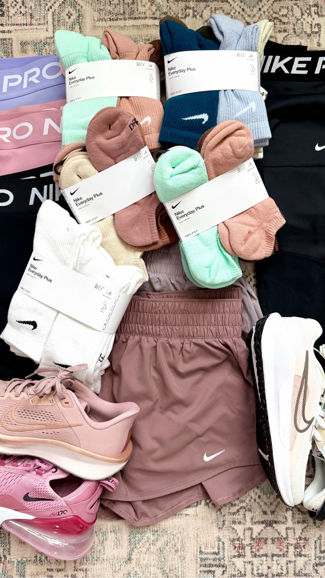 😍 Ok Nike! I see you! New price drops! 270’s & Metcons under $100 for the whole fam! Restocks on sock packs & Nike Pro shorts! Amazing drops on Nike Tempo and Nike One lined running shorts and leggings! Use code CYBER for an additional 25% off on marked styles! Size availability does vary and some of my colors are low stock or sold out but there are options! I recommend browsing the whole sale with filters for your sizes bc way more will pop up! 

#LTKSaleAlert #LTKGiftGuide #LTKActive