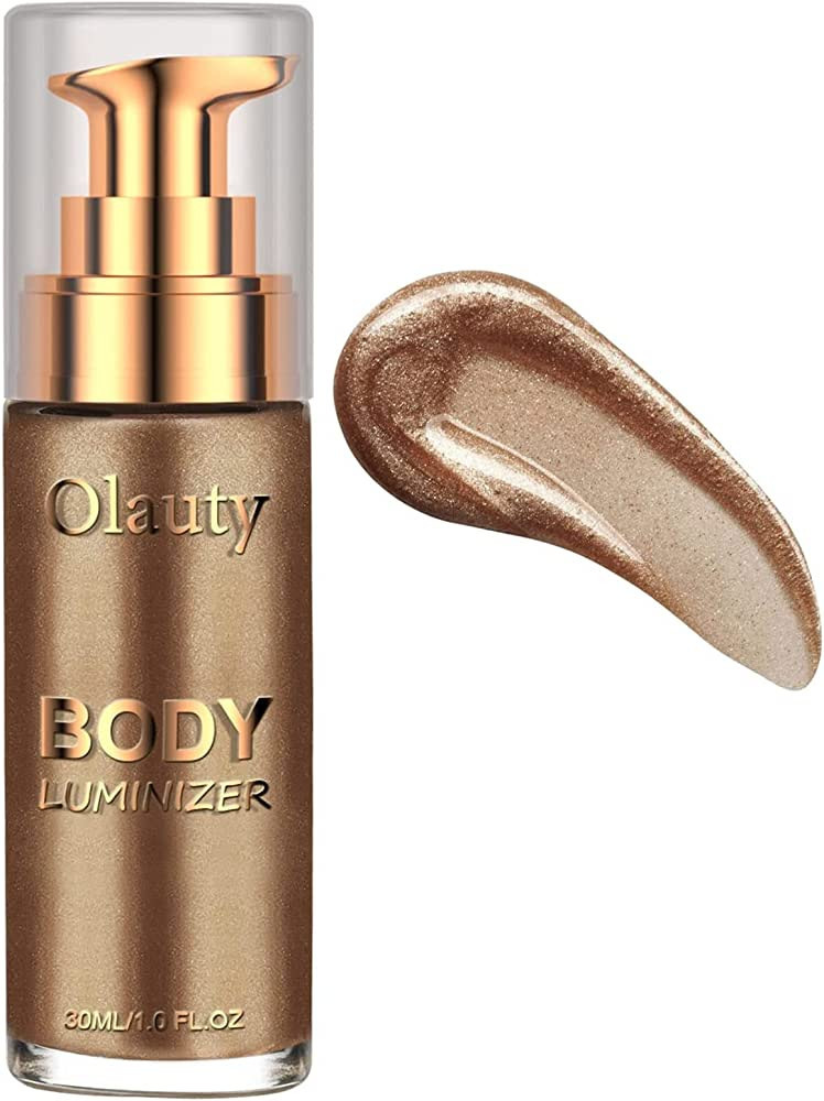 Liquid Illuminator, Firstfly Body Highlighter Makeup Smooth Shimmer Glow Liquid Foundation for Fa... | Amazon (US)