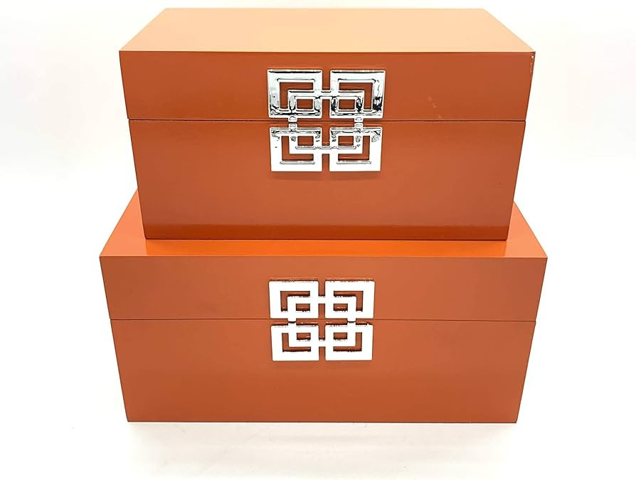 Galt International Storage Boxes - Large & Small Decorative Storage Box w/Hinged Lid - Classic De... | Amazon (US)
