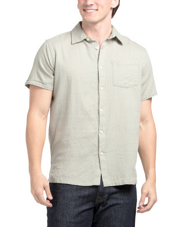 Textured Basketweave Shirt | TJ Maxx