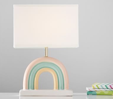 Ceramic Rainbow Lamp | Pottery Barn Kids