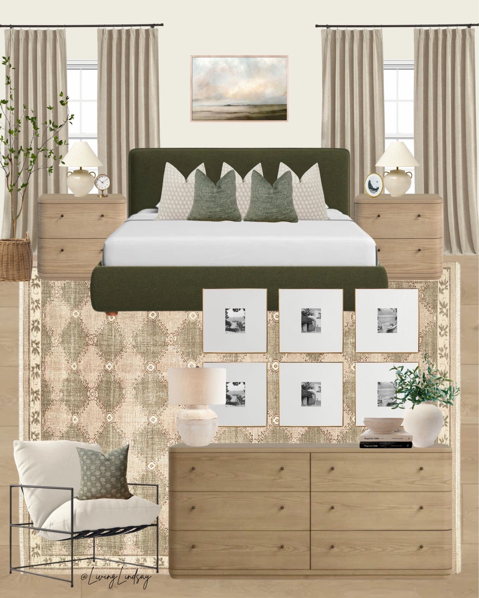neutral bedroom, green upholstered bed, olive green bed, neutral bedroom decor, modern organic bedroom, cozy bedroom aesthetic, bedroom inspiration, neutral home decor, layered bedding, neutral rug bedroom, wood nightstands, minimalist bedroom, serene bedroom decor, warm neutral decor, bedroom styling ideas, organic modern home, calming bedroom, neutral color palette, bedroom refresh

#LTKdayinmylife #LTKHome #LTKSaleAlert