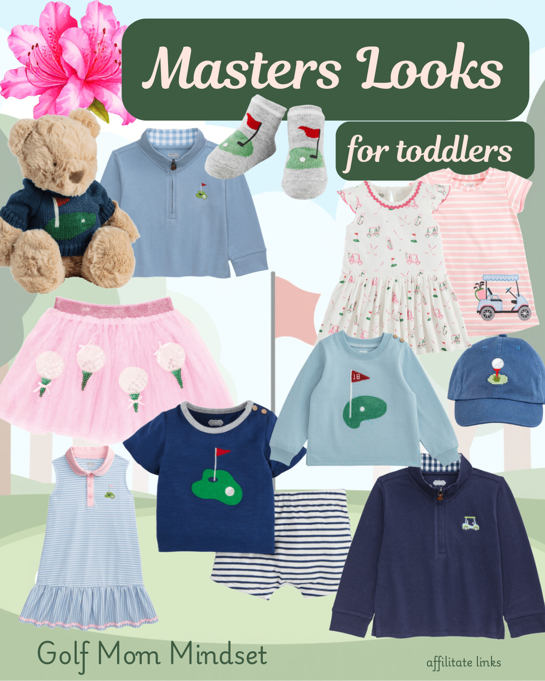 Golf Toddler Finds ⛳️👶

Golf style starts young 🏌️‍♂️💚 These toddler golf finds are the perfect mix of cute + functional for little ones growing up on the course.

From playful golf prints to comfy outfits made for running around the clubhouse or tagging along for 9 holes, I’m loving these picks from Mud Pie for everyday wear, tournaments, and gifting.

Because let’s be honest… the toddler golf outfits might be the cutest part of the game 🥹⛳️

Tap to shop all my favorite golf toddler looks!

#LTKkids #LTKfamily #golfbaby #golftoddler #golfmom #toddlerstyle #giftideas 

 #LTKmomlife #LTKBaby #LTKKids