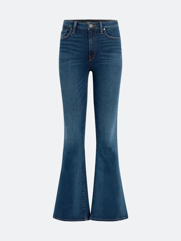 Hudson Holly High-Rise Flare Petite Jean - Blue - 25 | Verishop