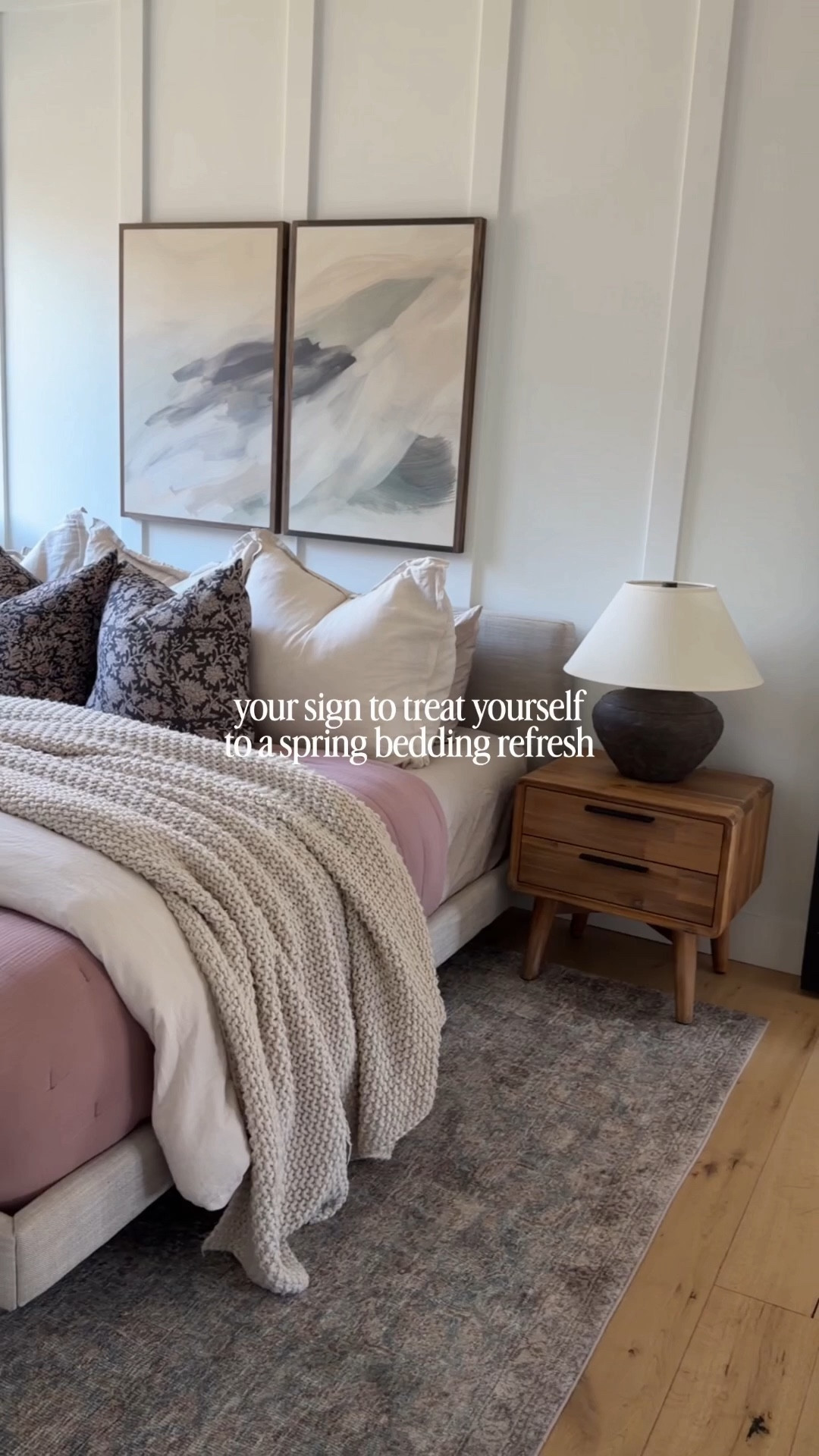 Loving this soft, layered @onequince  bedding look in our bedroom right now. The mix of airy neutrals and warm textures makes the bed feel cozy but still light for spring. I started with crisp Quince sheets and layered in their gauze bedding and quilt for that relaxed, lived-in look, then added a chunky knit throw for extra texture. It’s the kind of bedding that feels like a boutique hotel but still comfortable enough for everyday life.

Keywords: Quince bedding, neutral bedroom decor, layered bedding look, gauze bedding, organic cotton sheets, cozy bedroom styling, modern organic bedroom, warm neutral bedroom, hotel style bedding, spring bedroom refresh, textured bedding, neutral home decor