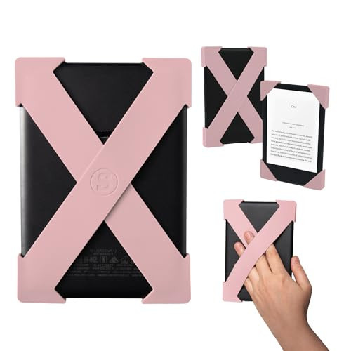 Strapsicle Hand Strap Accessory for Kindles & Kobos - Paperwhite 7-10 Gen + Most Kobo - 2 Straps - Lightweight Grip for Endless Reading Comfort - Medium - Blush | Amazon (US)