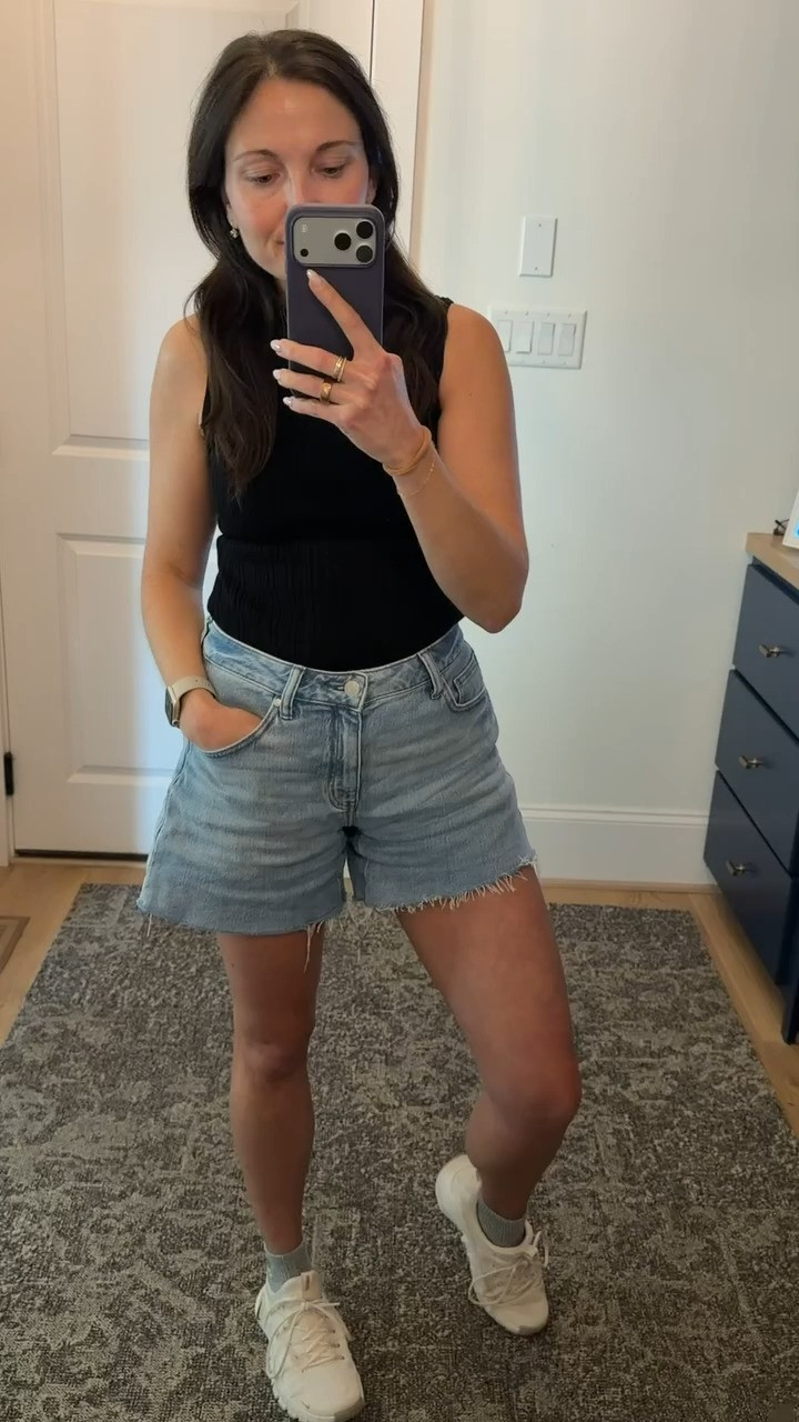 Love these Quince denim shorts!  

 #LTKdayinmylife #LTKgrwm #LTKootd