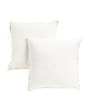 2pk 20x20 Textured Linen Pillow Set | Marshalls