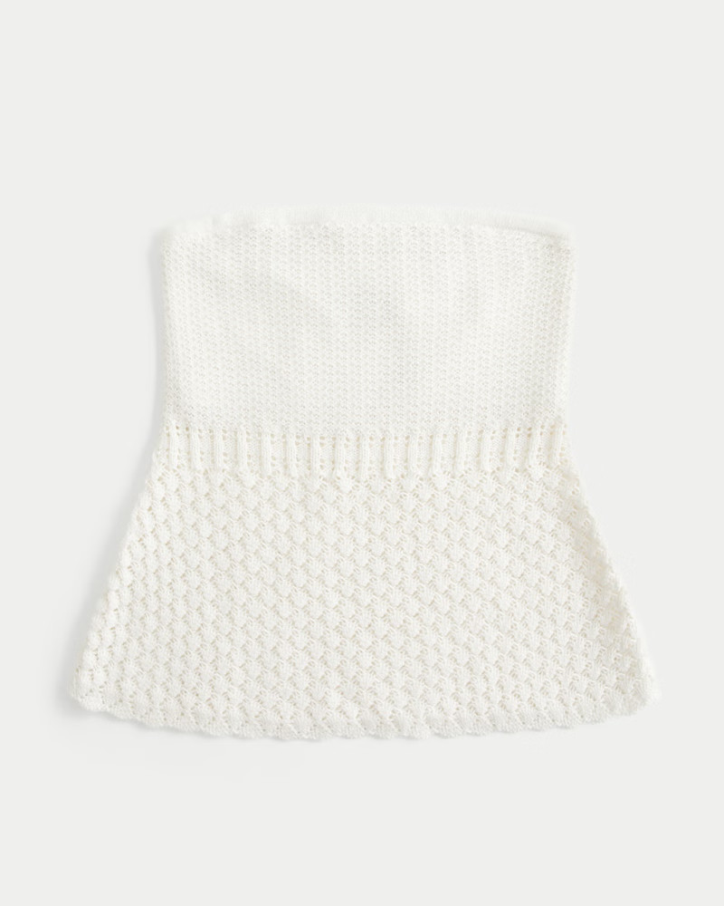 Women's Crochet-Style Sweater Tube Top from Hollister | Hollister (US)