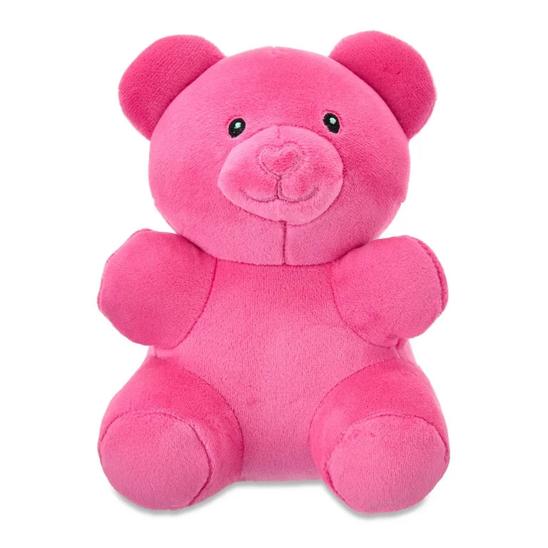 Small Gummy Bear Plush, Pink, 6", Valentine's Day by Way To Celebrate | Walmart (US)