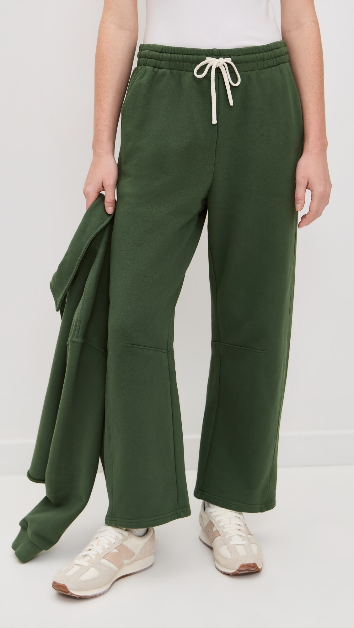 Structured Fleece Barrel Pants | Shopbop