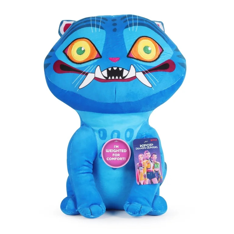 KPOP Demon Hunters Derpy Kids Decorative Weighted Pillow Buddy, 100% Polyester Veloboa, Netflix | Walmart (US)