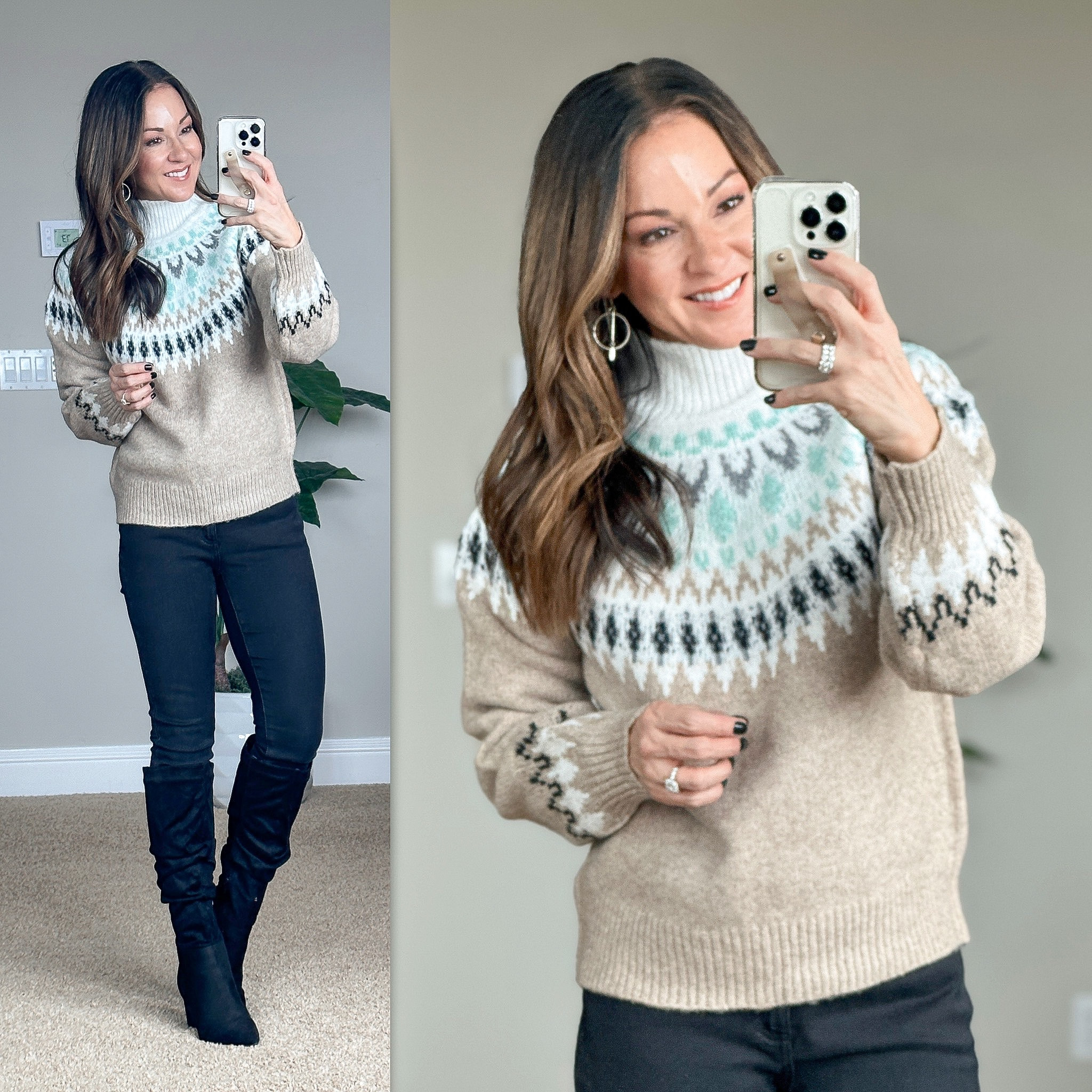 Save 10% on this beautiful Gibsonlook Fair Isle Sweater xxs • Jeans 0 Short 

#LTKsalealert #LTKSeasonal #LTKstyletip