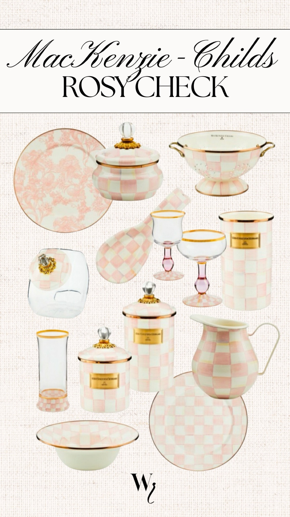 My favorite new Mackenzie Childs pieces / Rosy Check

#LTKwedding #LTKSeasonal #LTKhome
