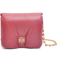 Click for more info about Goya Lambskin Leather Puffer Bag