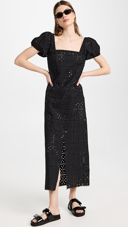 Broderie Anglaise Midi Dress | Shopbop