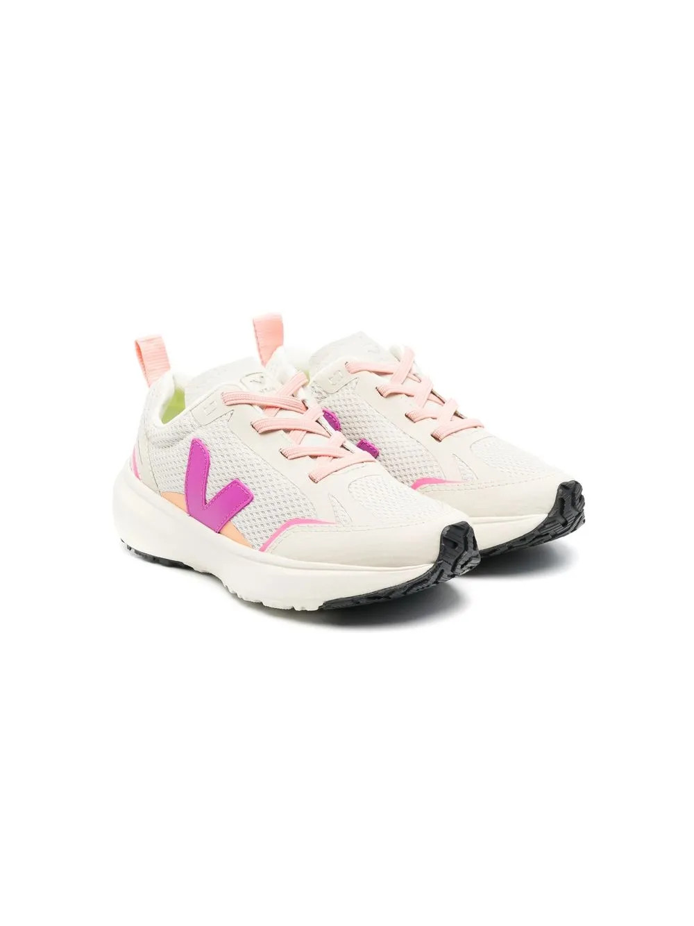 VEJA Kids logo-patch Sneakers - Farfetch | Farfetch Global