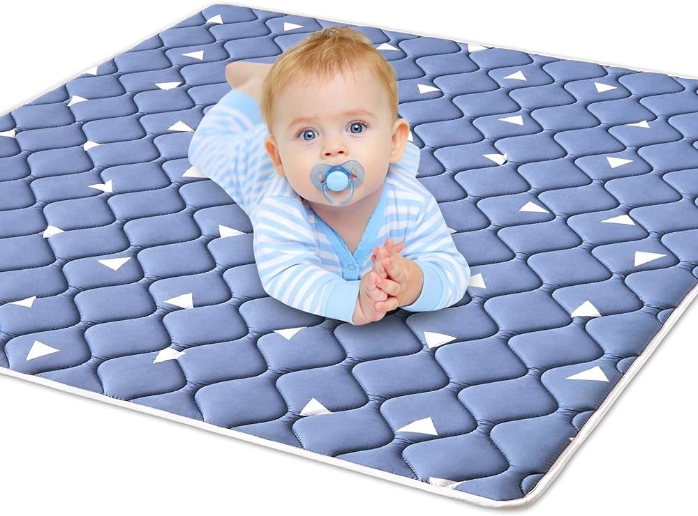Premium Foam Baby Play Mat,50x50 Play Mat for Playpen, Thicken One-Piece Crawling Mat, Non-Slip C... | Amazon (US)