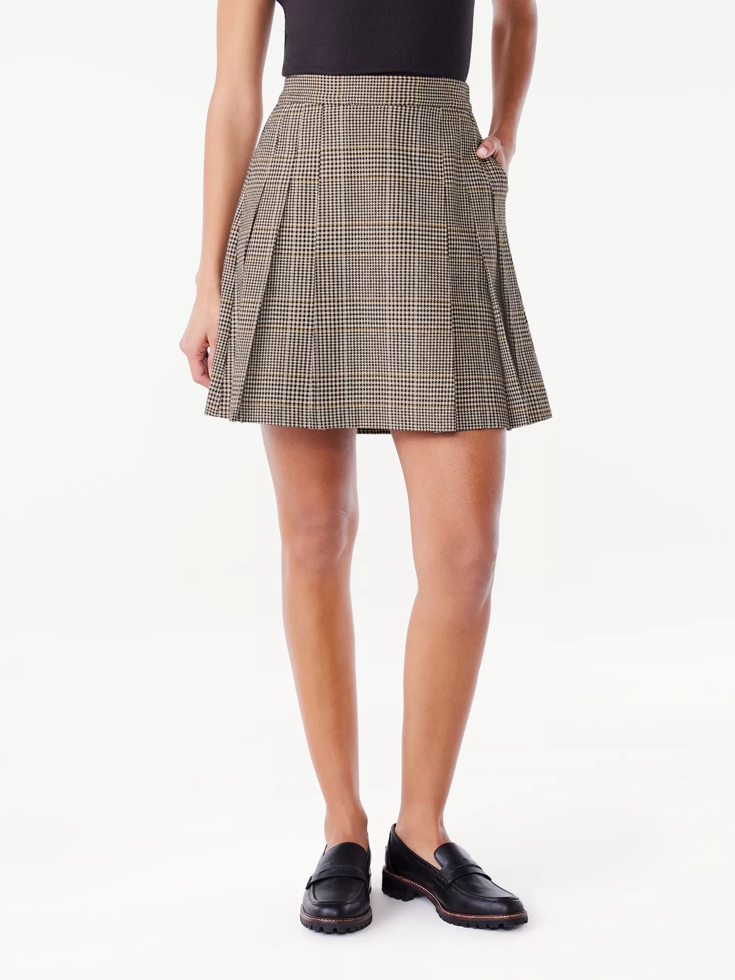 Plaid mini skirt outlet walmart