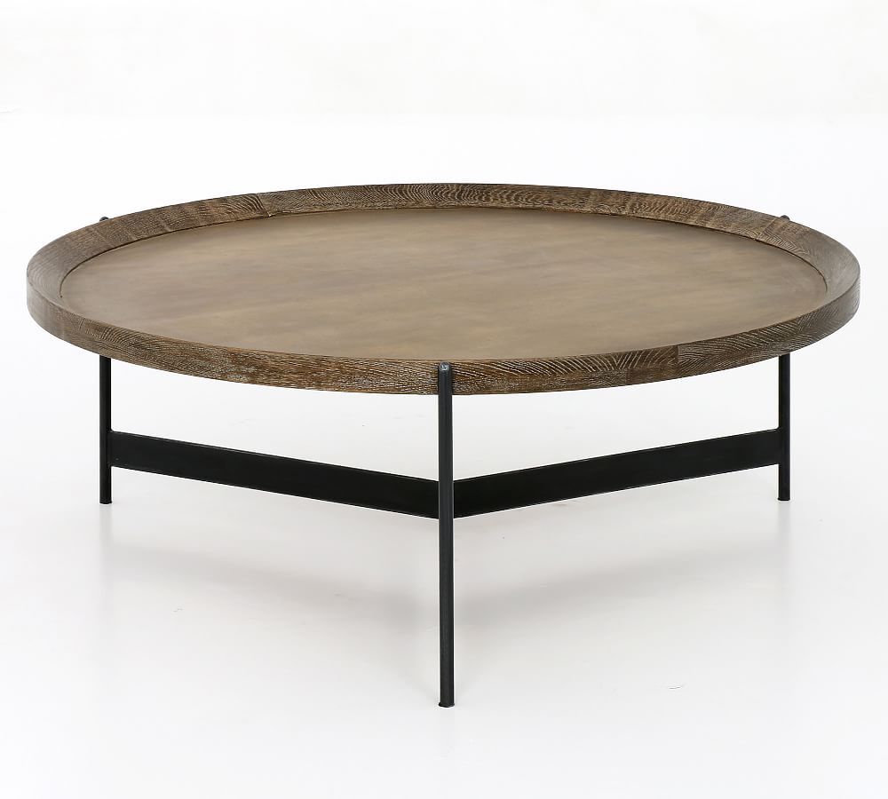 OPEN BOX: Norcross 40" Round Coffee Table | Pottery Barn (US)