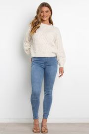 Pipsa Knit Sweater - White | Petal & Pup (US)