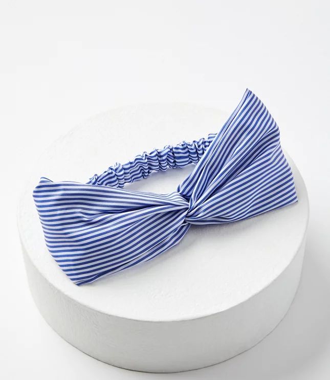 Striped Soft Knotted Headband | LOFT | LOFT
