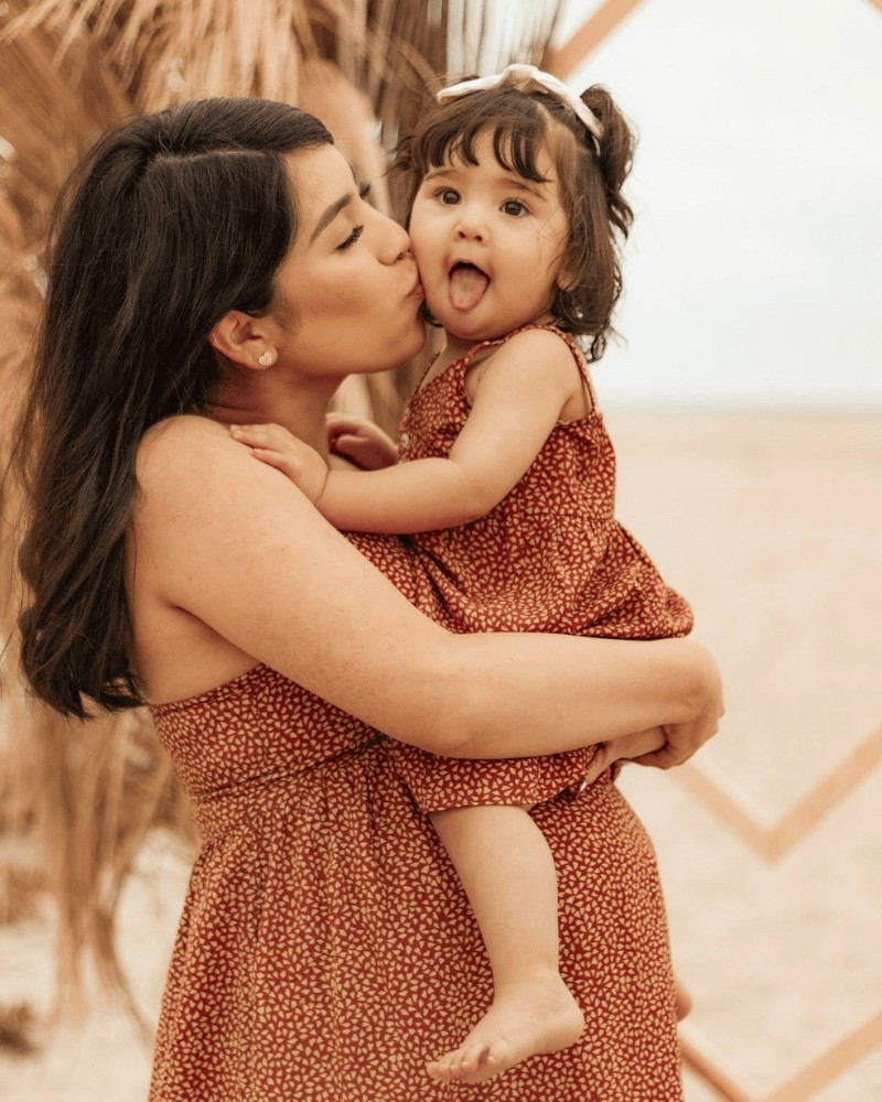 Brooklyn Sun Dress - Spotted Sahara | Bailey's Blossoms