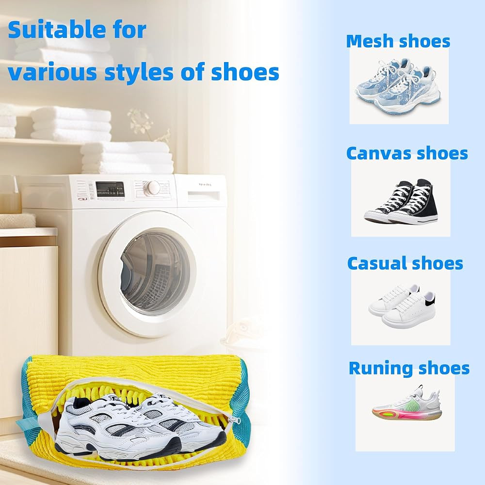 Shoe Washing Bags for Laundry Shoe Bag for Washing Machine 2Pcs Washer and Dryer Shoes Laundry Ba... | Amazon (CA)